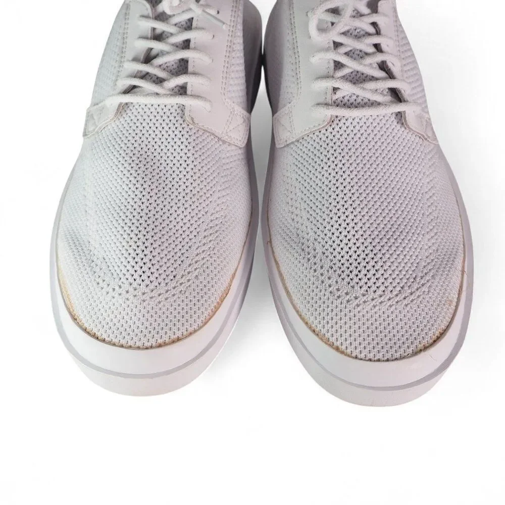 BYLT Premium Basics Lindo‎ Knit Casual Oxford Sneakers White Men's 12